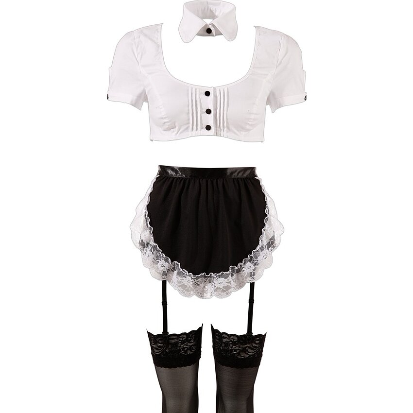 Costum Emmalyn Menajeră Cottelli Collection Negru XL
