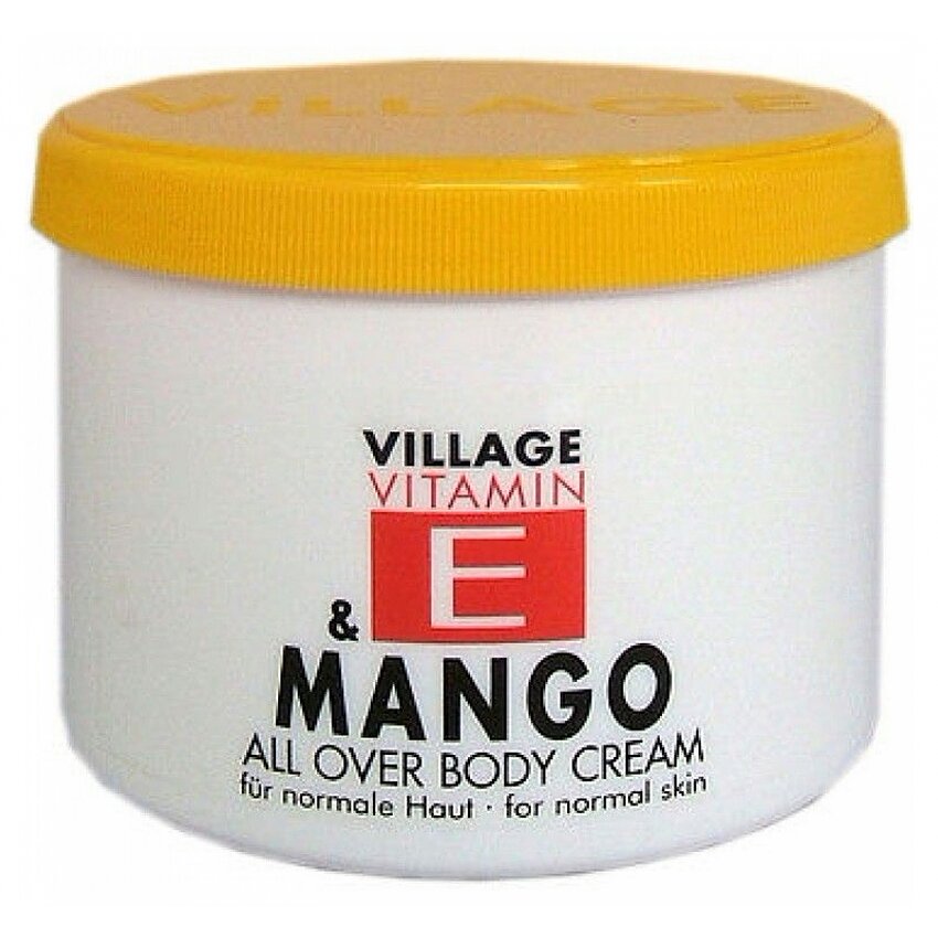 Cremă Corp V Cu Vitamină E și Mango Village Cosmetics 500ml