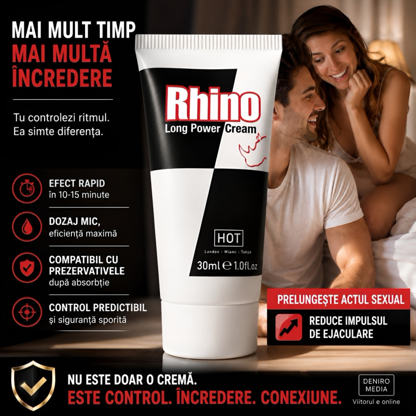 Cremă Ejaculare Prematură Rhino Long Power Cream 30ml