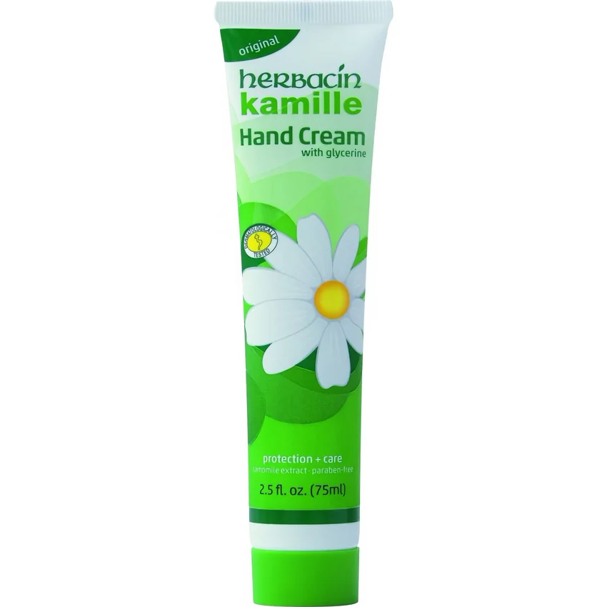 Cremă mâini cu mușețel - original (tub), Herbacin, 75 ml