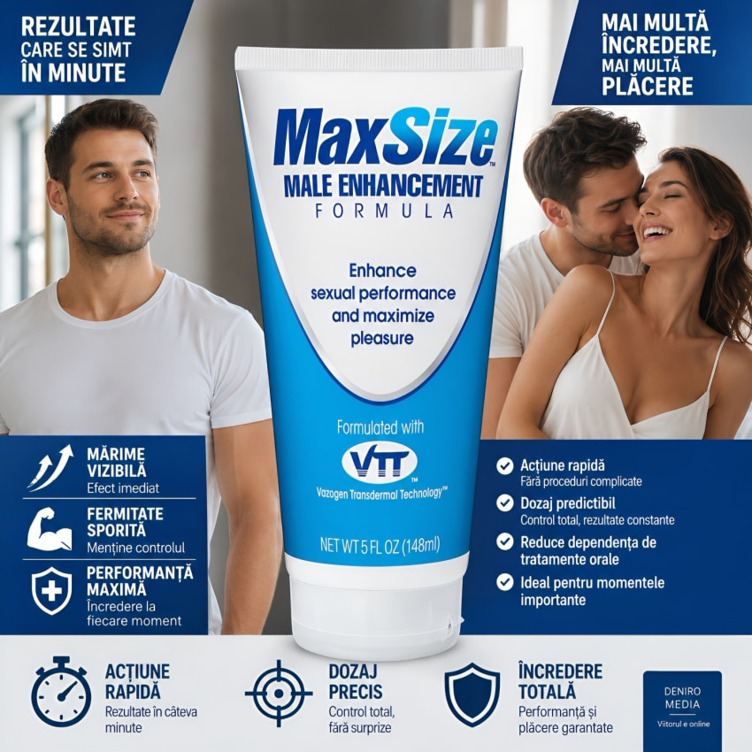 Cremă Creștere Mădular MaxSize 148ml