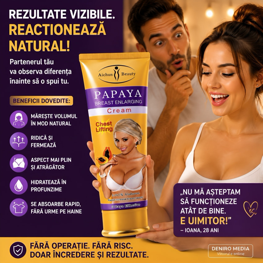 Cremă Papaya Pentru Creștere Ridicare și Fermitate Sâni