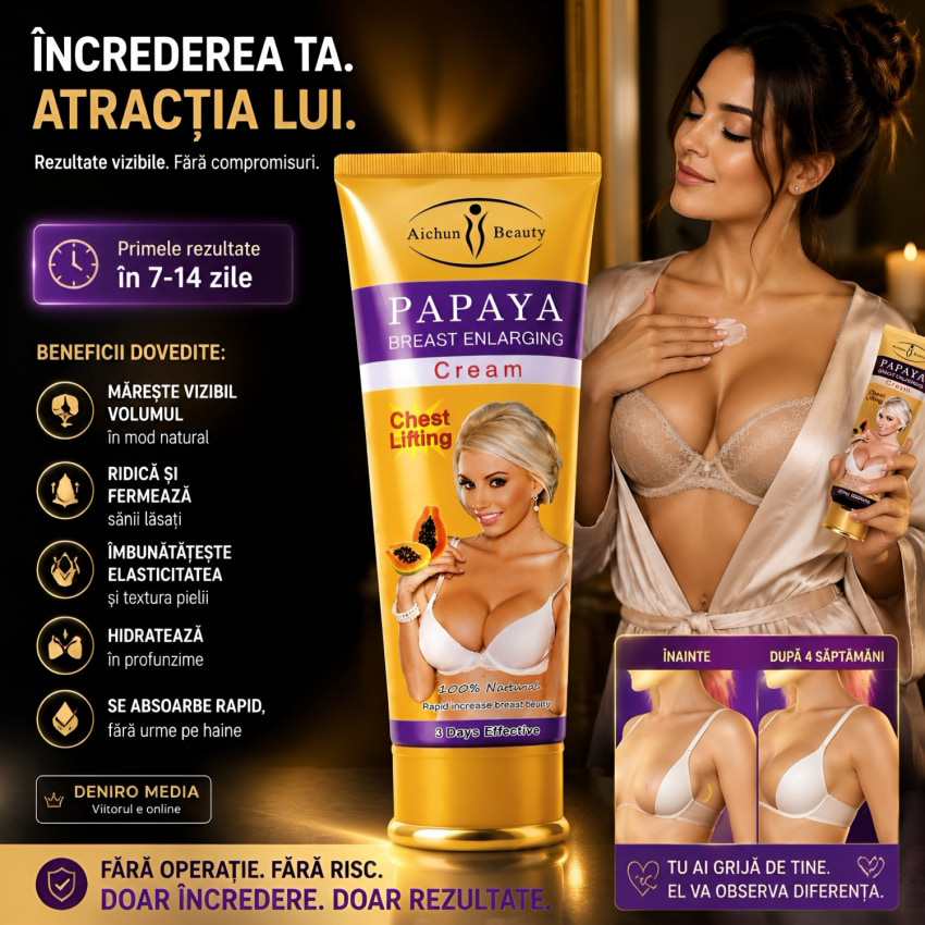 Cremă Papaya Pentru Mărire Ridicare și Fermitate Sâni