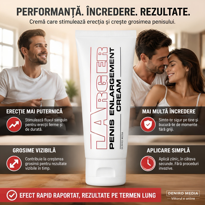 Cremă Pentru Creșterea Membrului Larger 75ml