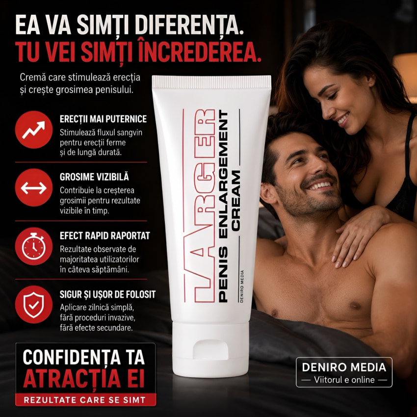 Cremă Pentru Creșterea Falusului Larger 75ml