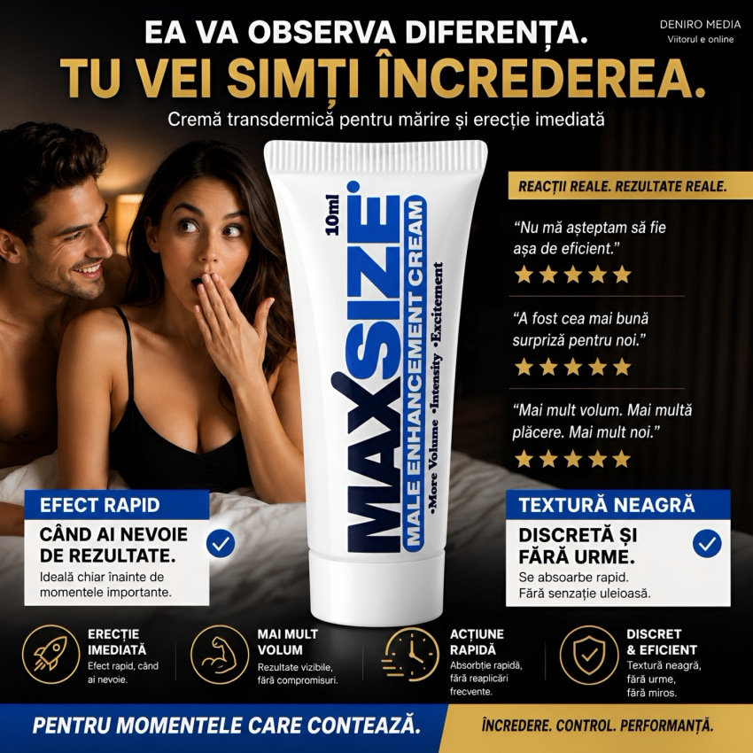 Cremă Pentru Alungirea Falusului MaxSize 10ml