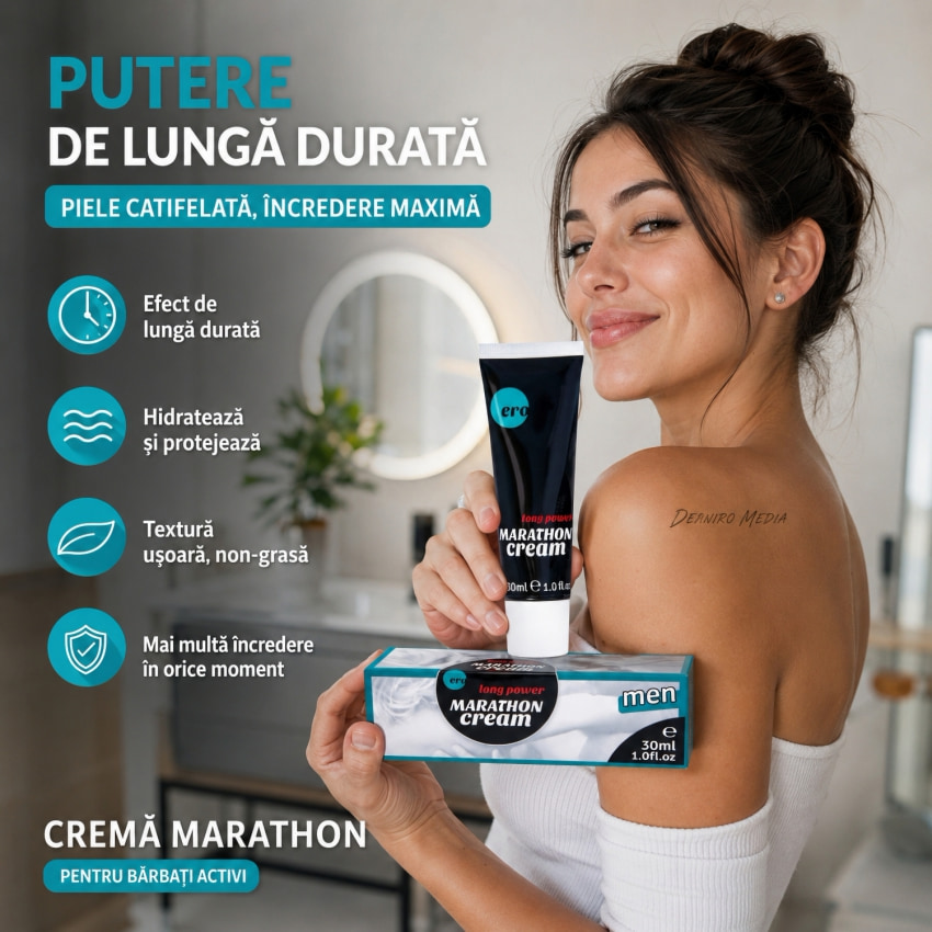 Cremă Pentru Potență Falus Maraton Tărie de Durată 30ml