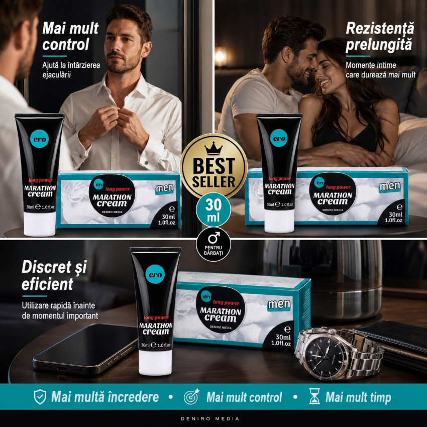 Cremă Pentru Energie Falus Maraton Putere de Durată 30ml