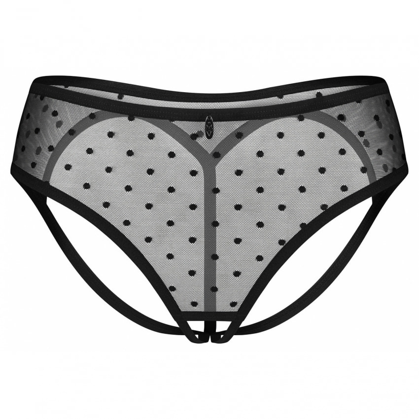 Crotchless Panties Obsessive Nuites Negru S-M