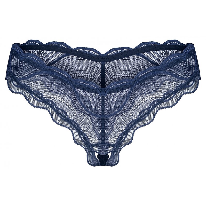 Crotchless Thong Obsessive Nightly Albastru M-L