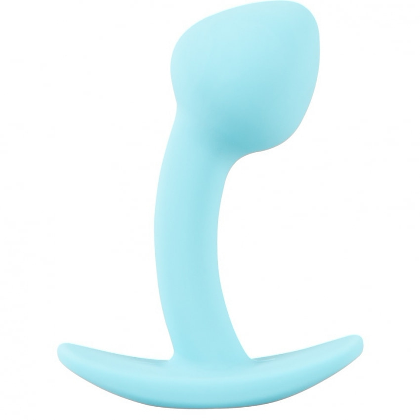 Cuties Plug Albastru — Mini Plug silicon 7.1 cm Discret