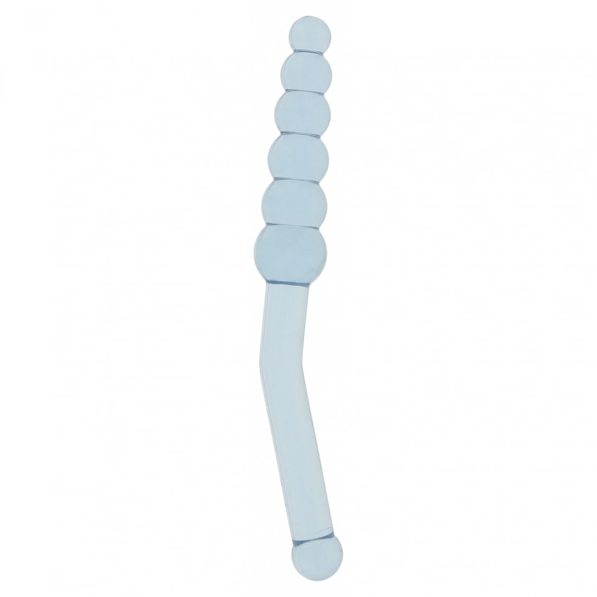 Dildo Anal Angler Clear Albastru