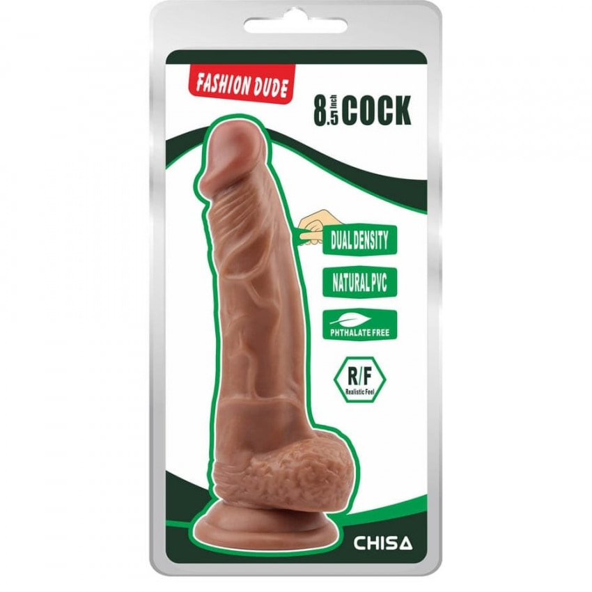 Dildo Cu Ventuză Fashion Dude 21.6cm