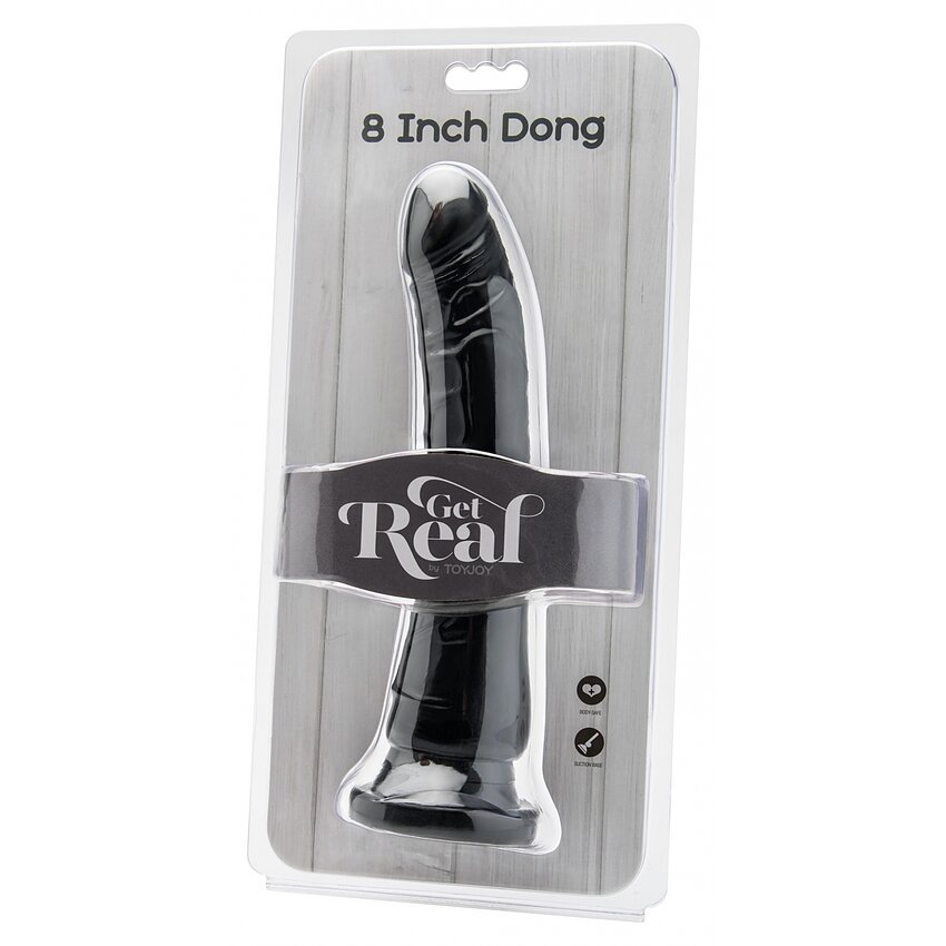 Dildo Cu Ventuză Get Real Negru