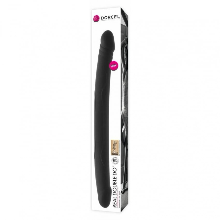 Dildo Dublu Real Double Do Negru