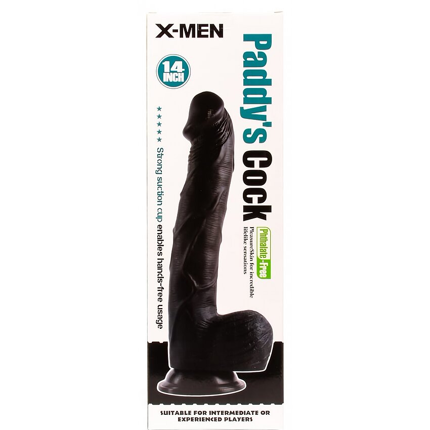 Dildo Paddys 35.5cm Negru