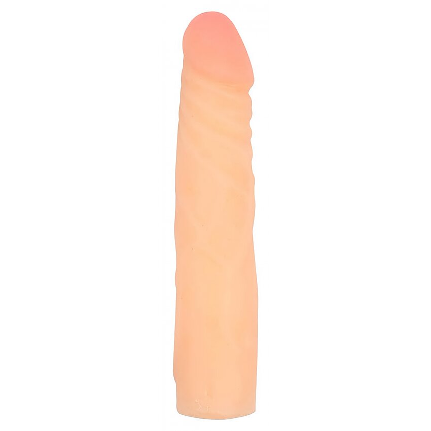 Dildo Realistic White Flexible Spine 19cm