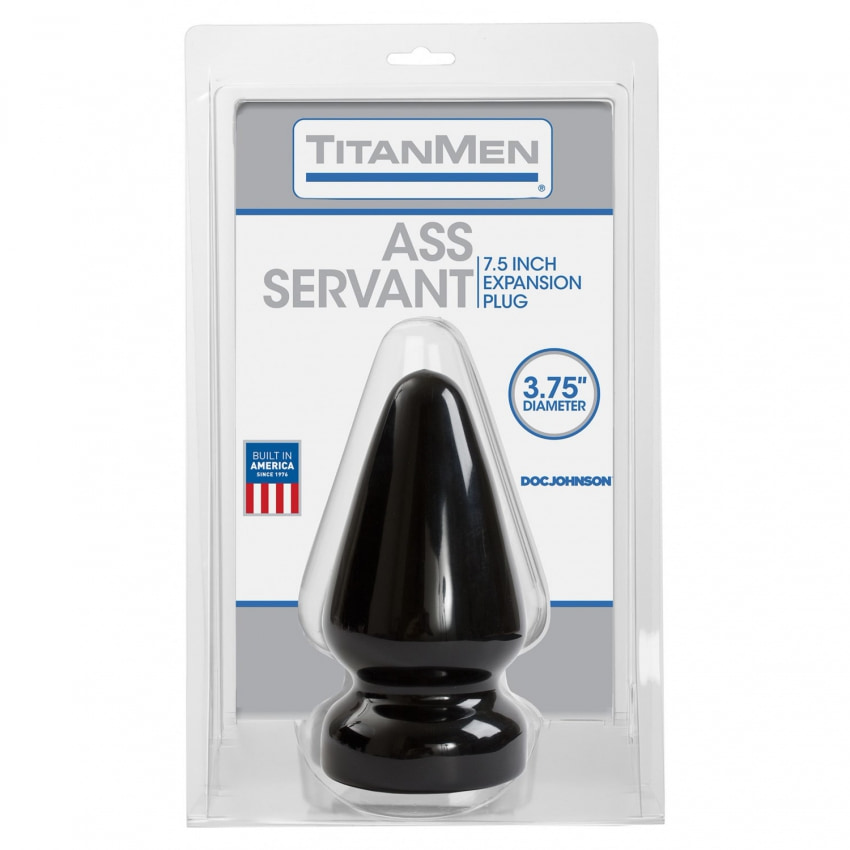 Dop Anal TitanMen 19cm Negru