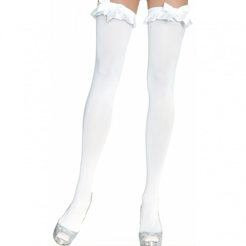 Dresuri Leg Avenue Opaque Alb XS-L
