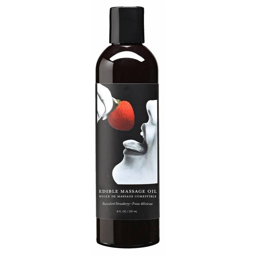 Edible Massage Oil-Strawberry 236ml