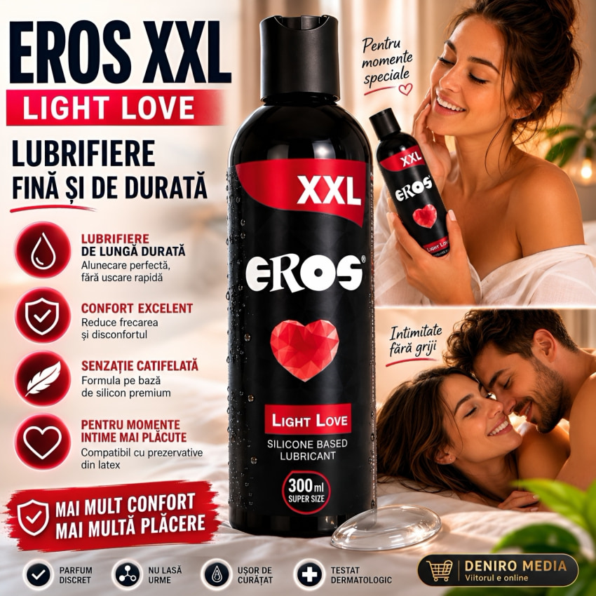 Eros XXL Light Love, Lubrifiant siliconic 300 ml