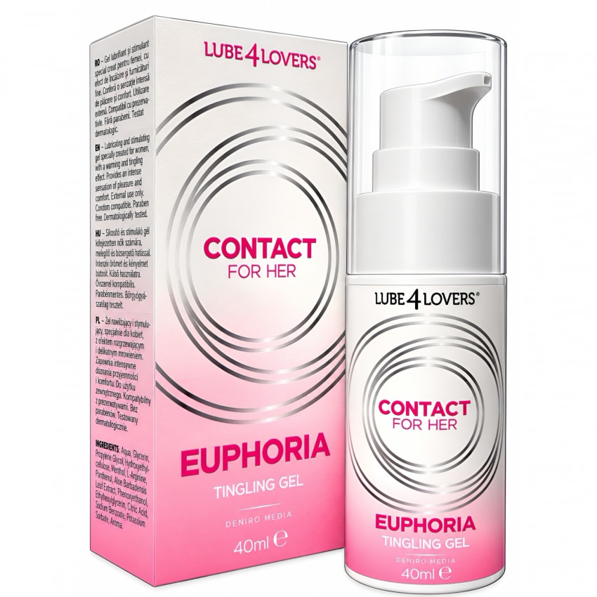 Gel Stimulent Euphoria cu Efect Vibrant pentru Femei 40 ml