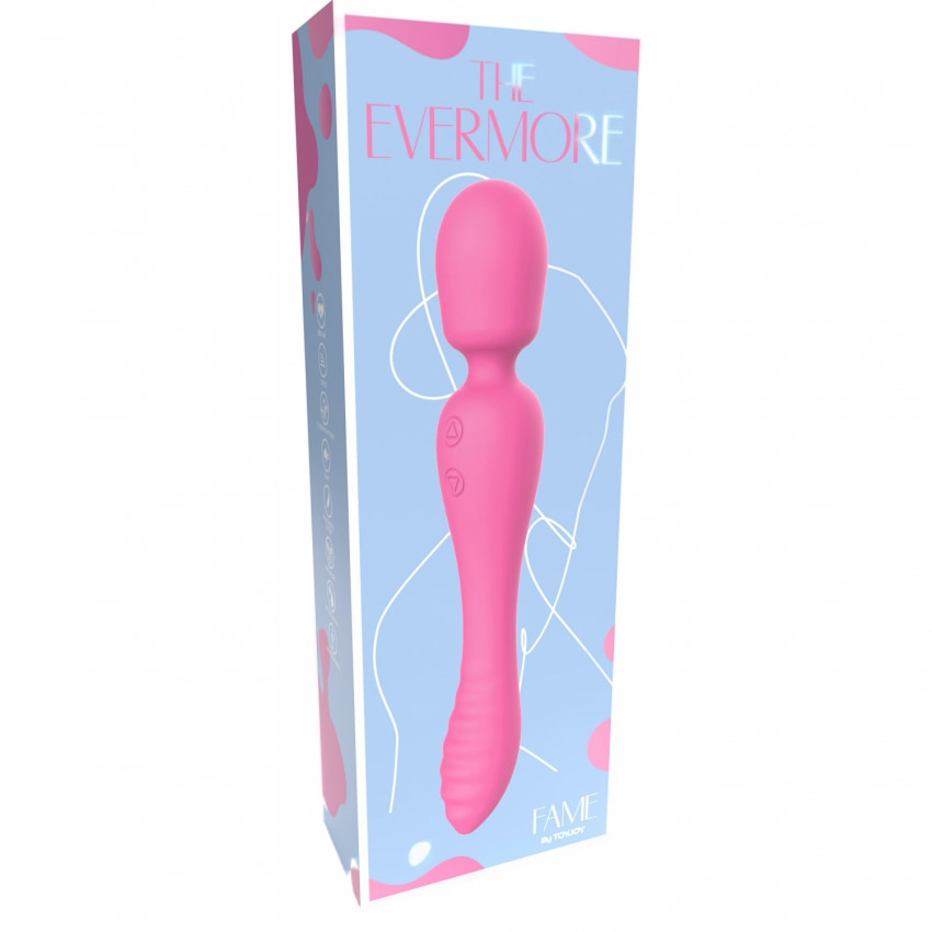 Evermore 2 în 1 Massager ToyJoy 17 Moduri Roz 22.5 cm