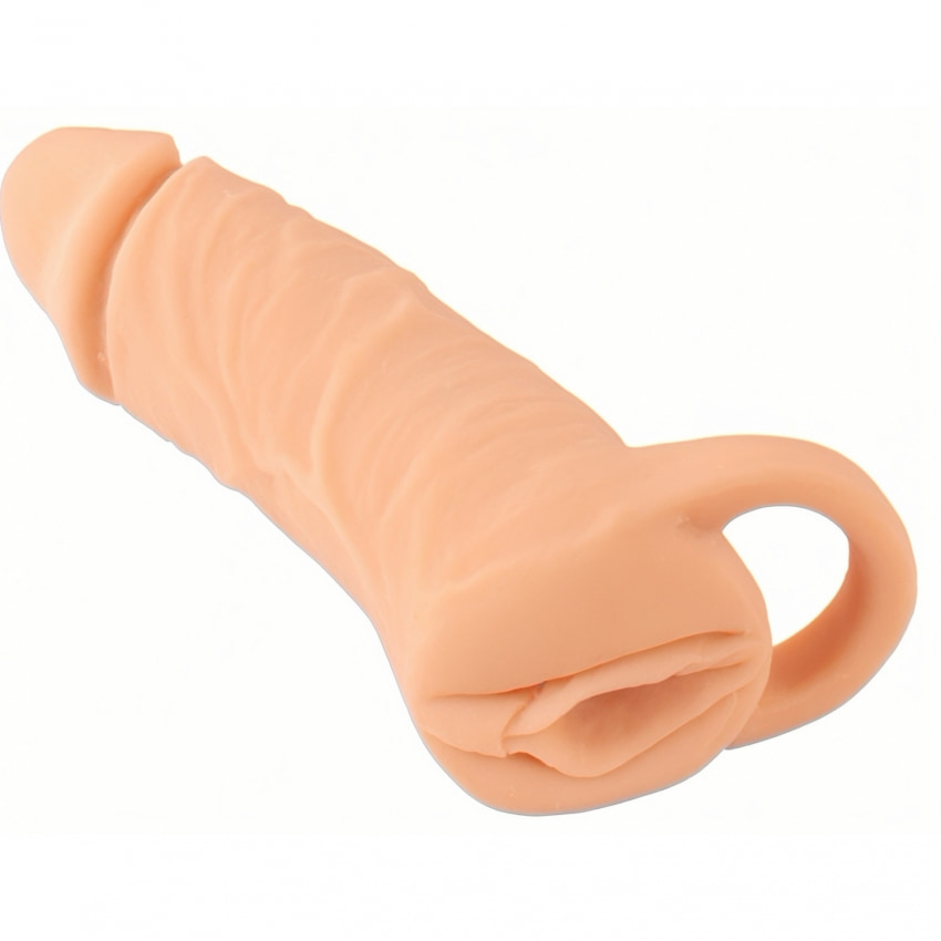 Extensie 2în1 Nature Skin MEDIUM +3 cm, TPE