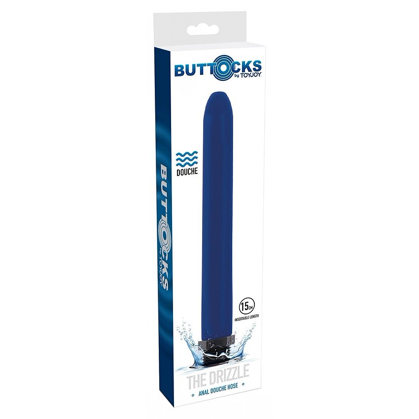 Furtun Igienic ToyJoy Drizzle 15 cm — curățare Anală Albastru