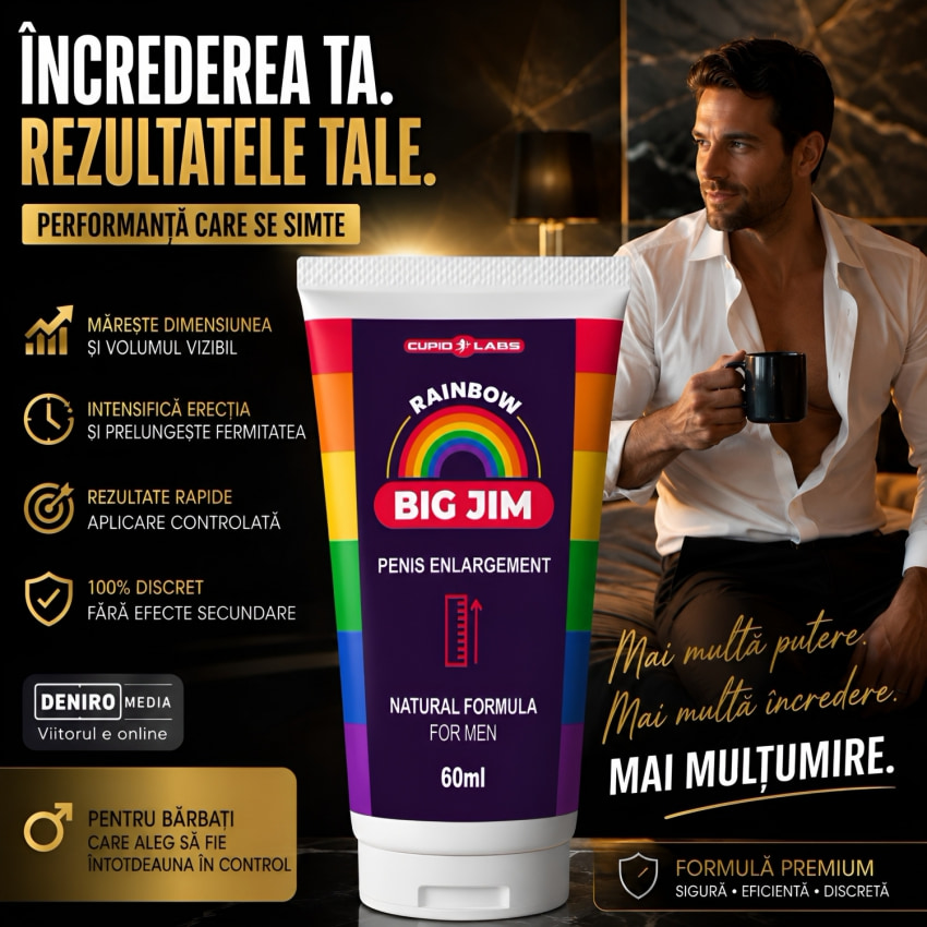 Gel De Mărire A Membrului Rainbow Big Jim 60ml