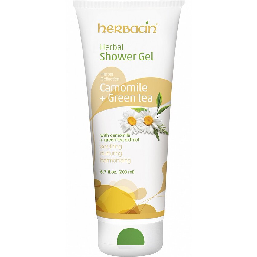 Gel duș Mușețel Și Ceai verde Herbacin 200ml