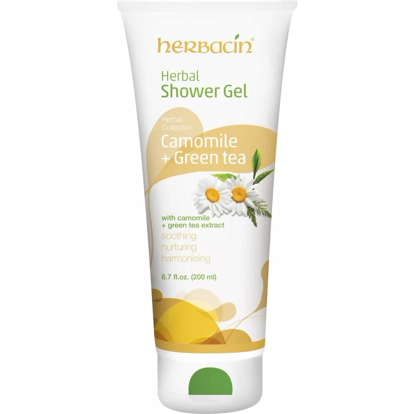 Gel duș Mușețel Și Ceai verde Herbacin 200ml