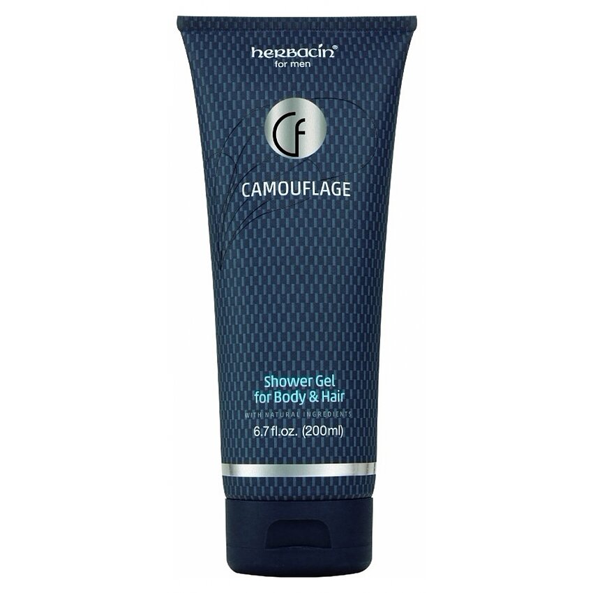 Gel Duș Și Șampon Camouflage 2 în 1 Bărbați Herbacin 200ml