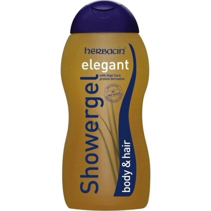 Gel duș și șampon Elegant, Herbacin, 300 ml