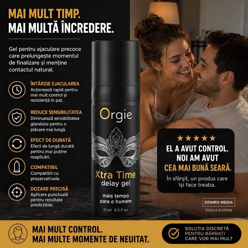Gel Ejaculare Timpurie Extra Time Delay 15 ml