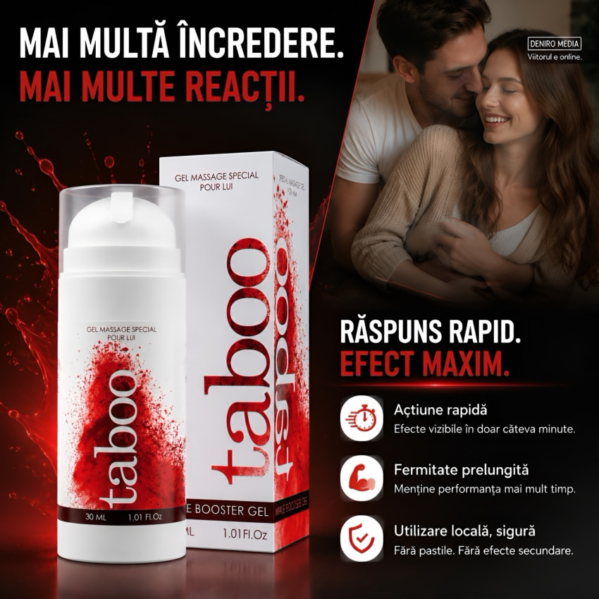 Gel Sculare Taboo Male Booster 30ml