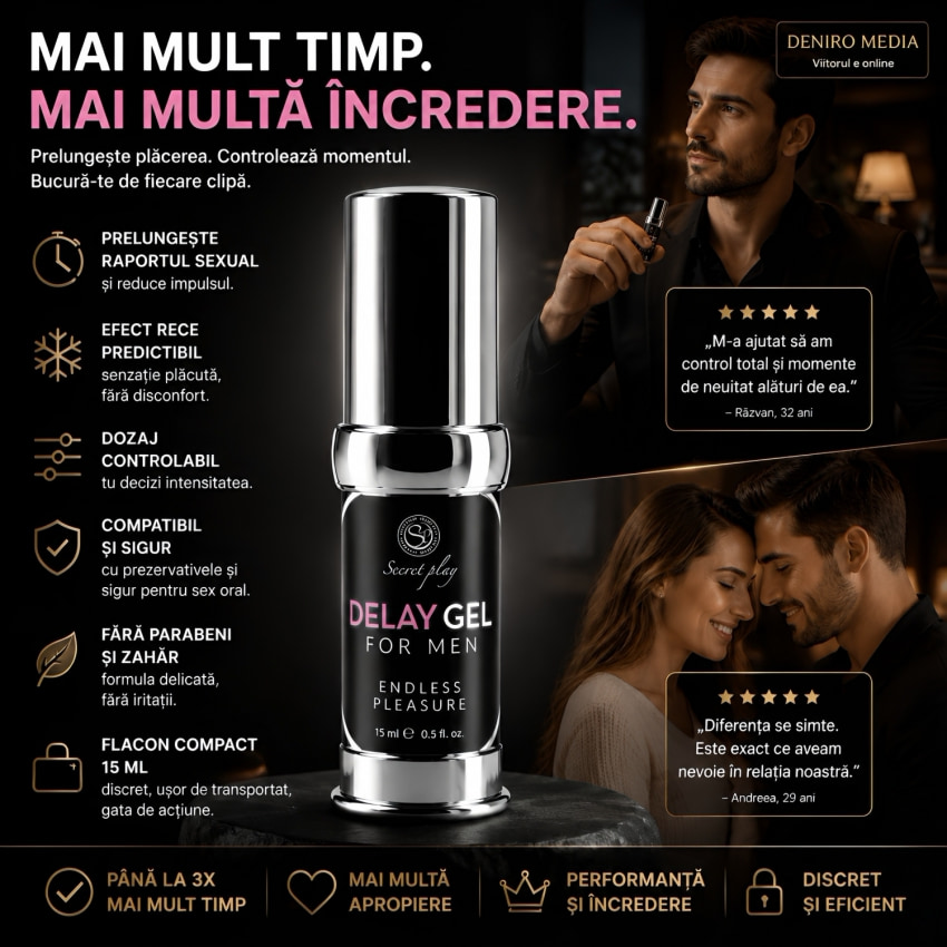 Gel Întârzierea Emisiei spermei Delay For Men 15ml