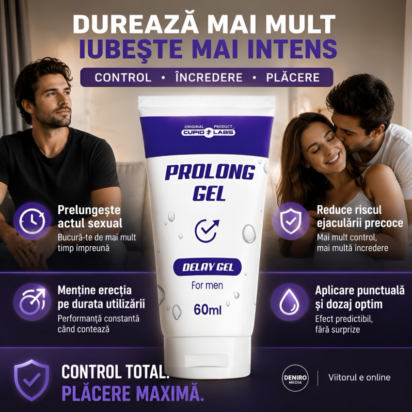 Gel Întârzierea Emisiei spermei Prolong 60ml