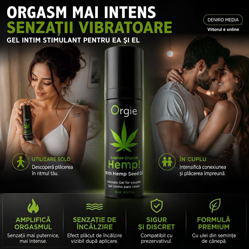 Gel Intim Puternice Orgasm 15ml