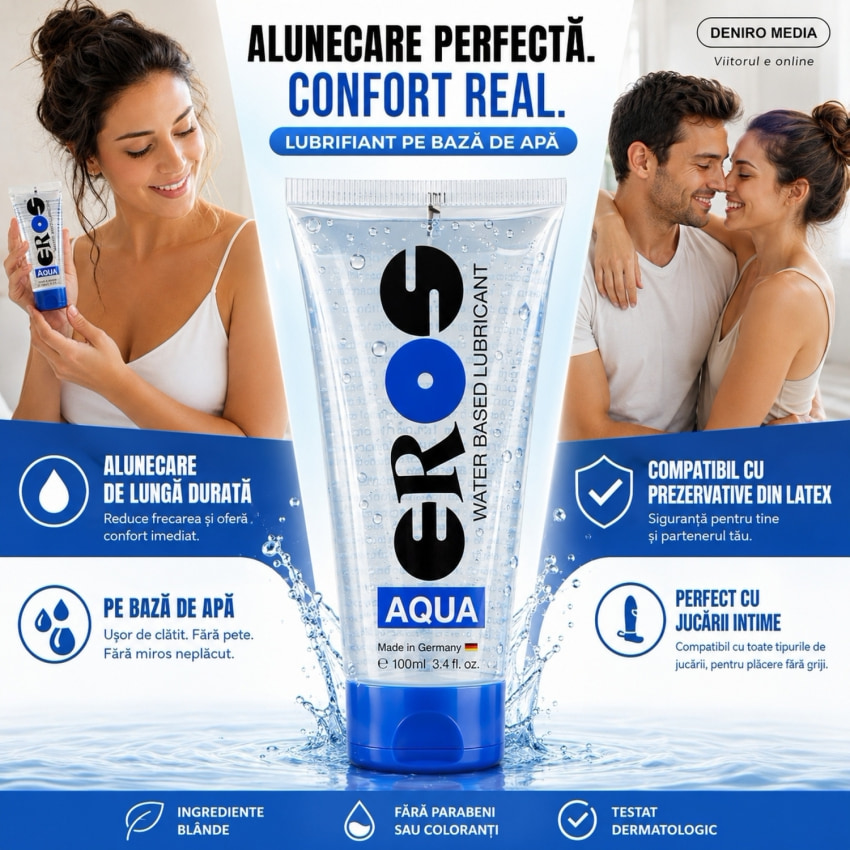 Pachet Atomizator Stud 100 Autentic + Lubrifiant Eros Aqua 50ml