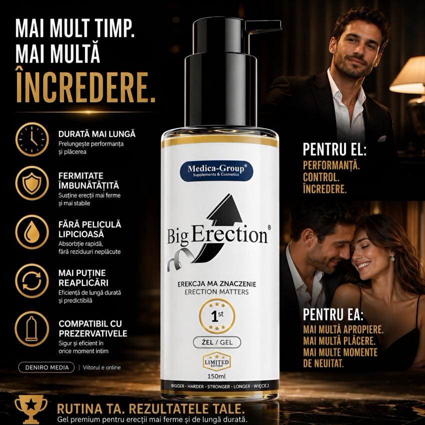 Gel Pentru Erecție Și Control Al Emisiei spermei Medica-Group 150ml