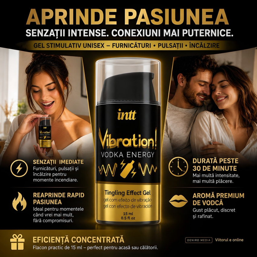 Gel Pulsator Al Plăcerii Cu Efect Puternic 15 ml