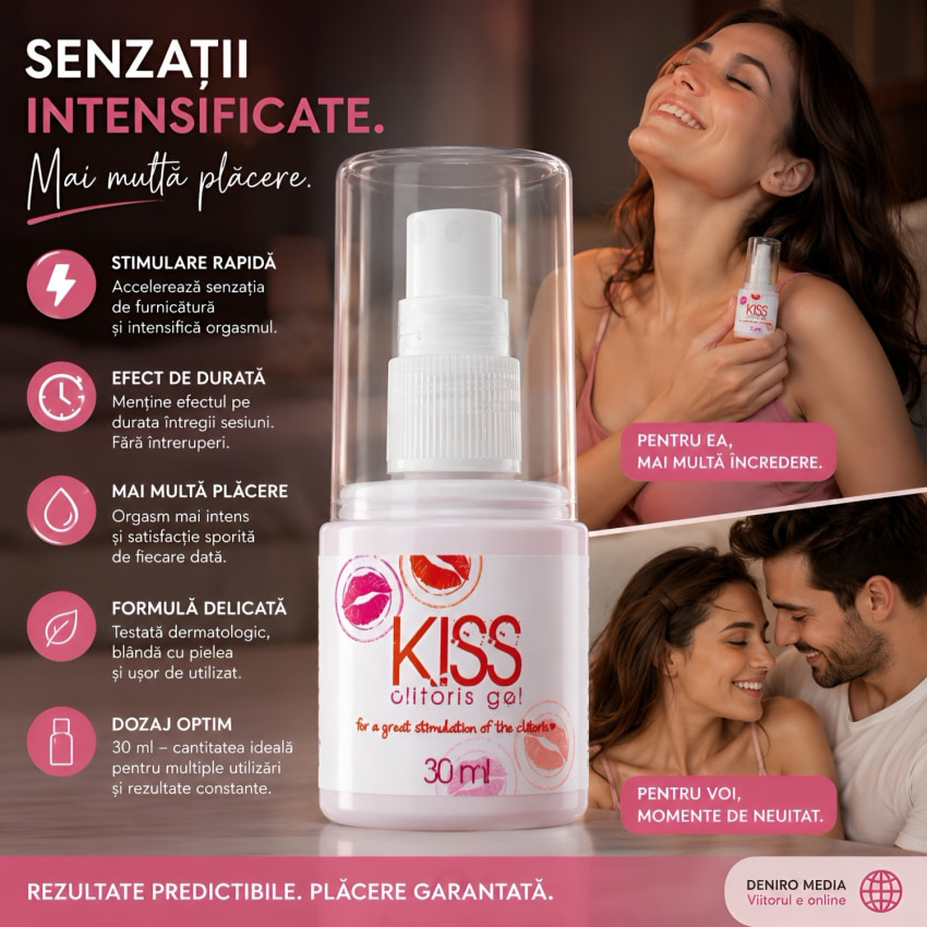 Gel Stârnire Clitoris Kiss 30ml