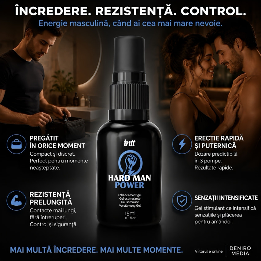Gel Stârnire Erecție Hard ManPower 15ml