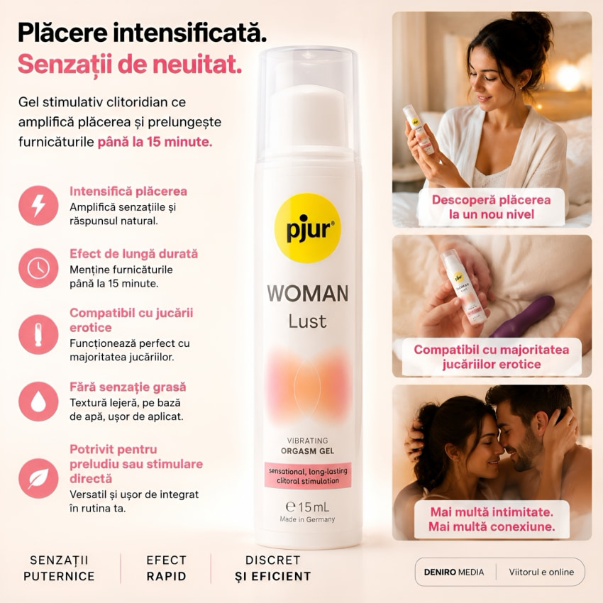 Gel Energizator Clitoridian Pjur Woman Lust Gel 15ml
