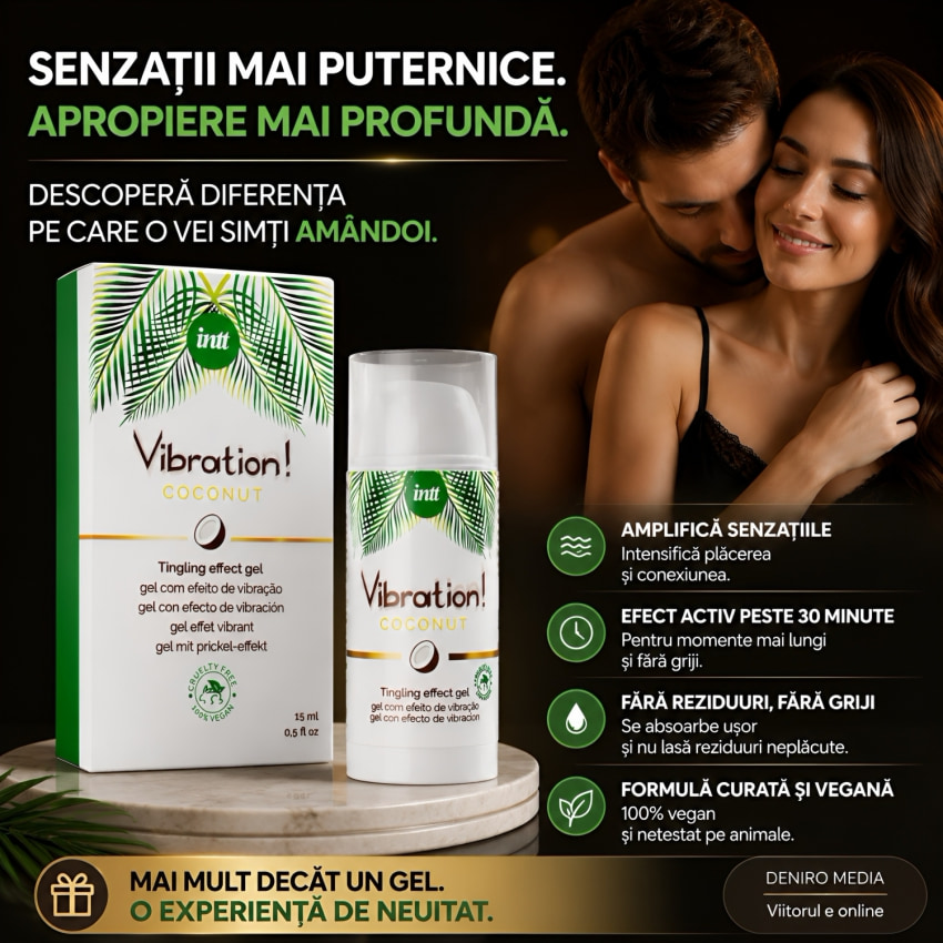 Gel Vegan Vibration Coconut Intt 15 ml Efect Pulsatoriu