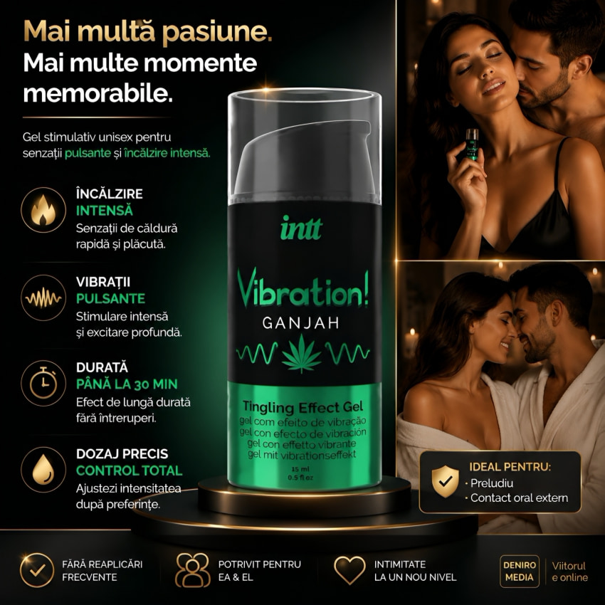 Gel Vibration Ganjah Airless Bottle 15ml
