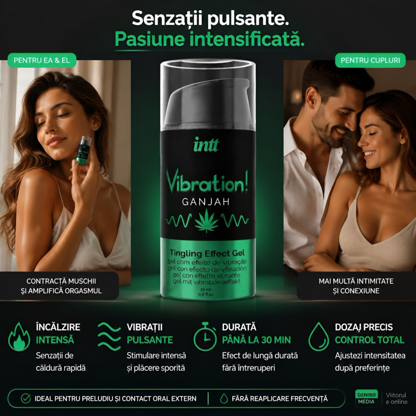 Gel Vibration Ganjah Airless Bottle 15ml