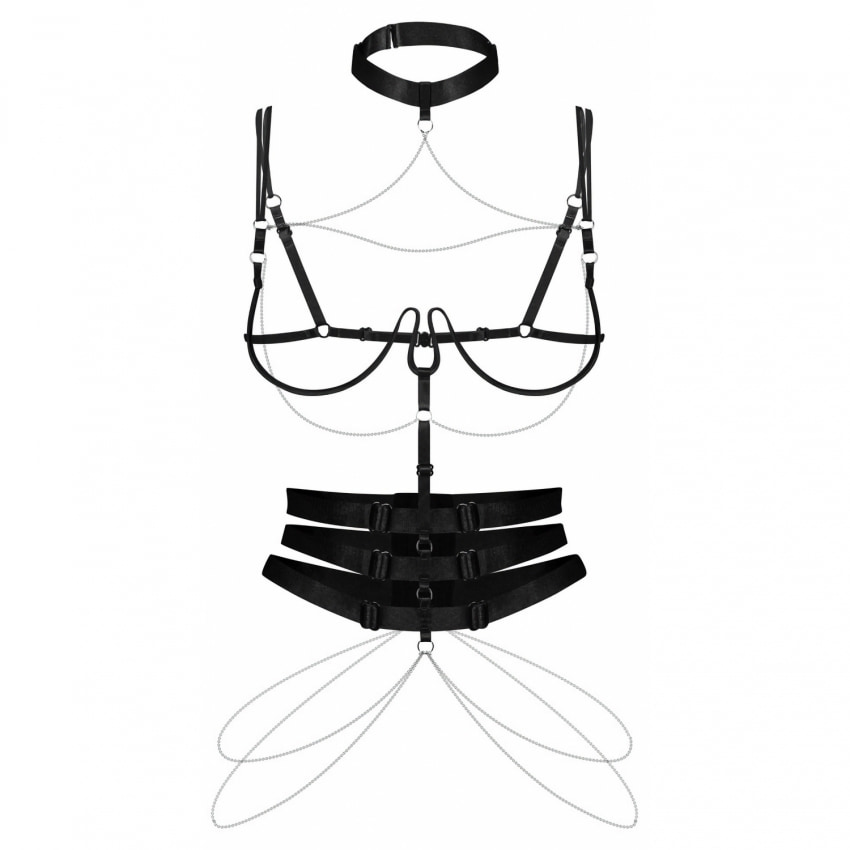 Harness Obsessive Premisis Negru S-L
