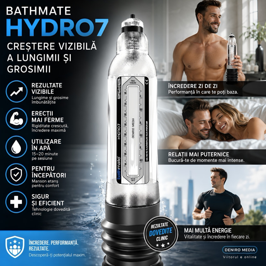 Hidropompă Bathmate Hydro 7 Transparent